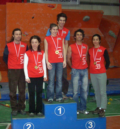 Türkiye Bolder şampiyonası Madalya Töreni